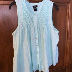 Sleeveless blouse